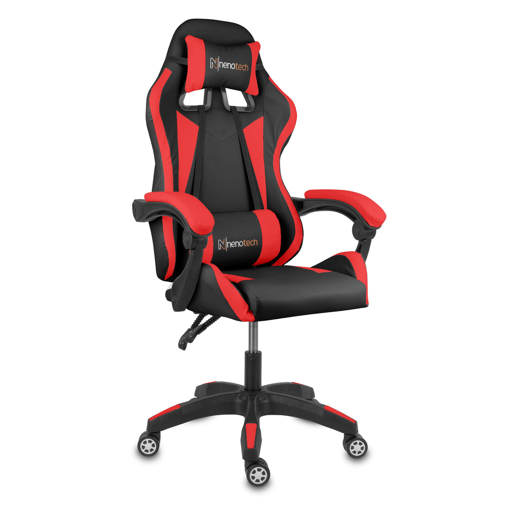 Silla gamer tipo Secretlab TITAN con soporte lumbar ajustable acolchado y diseño ergonómico con Masajeador | NenoTech NT-06650| 