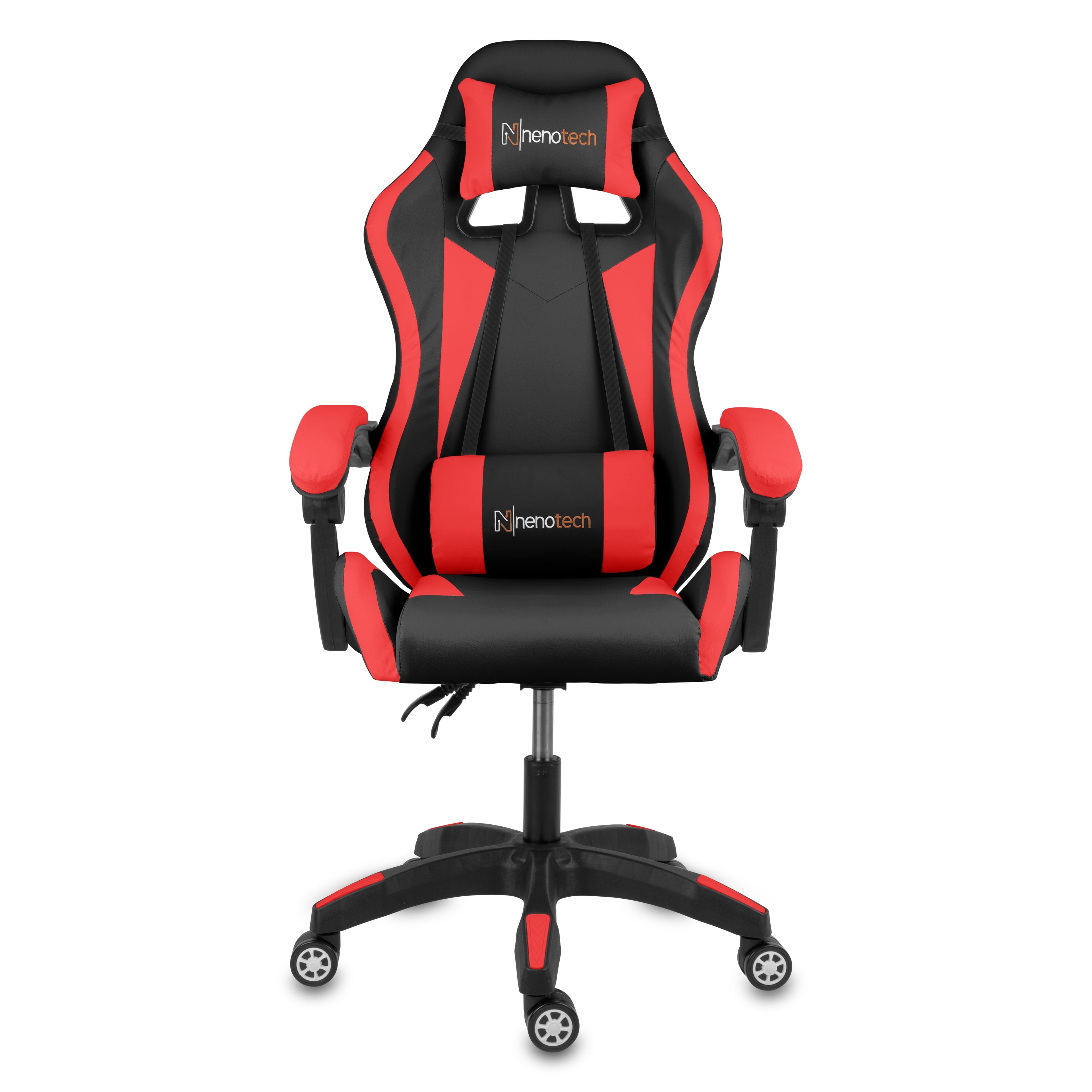 Silla gamer tipo Secretlab TITAN con soporte lumbar ajustable acolchado y diseño ergonómico con Masajeador | NenoTech NT-06650| 
