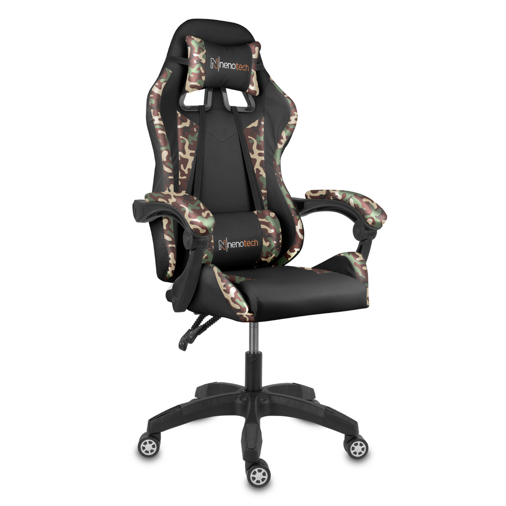 Silla de Oficina Gamer Ergonómica con Masajeador | NenoTech NT-06650| Mejorada para Juegos - Apoyabrazos Ajustables con Reposapiés, Confort y Soporte Perfectos - Regalo Ideal para jóvenes, niños y adultos y Acción de Gracias - Disponible en Varios Colores
Masajeador de espalda| Masajeador Lumbar| Silla Gamer cómoda| La mejor Silla Gamer | Economica