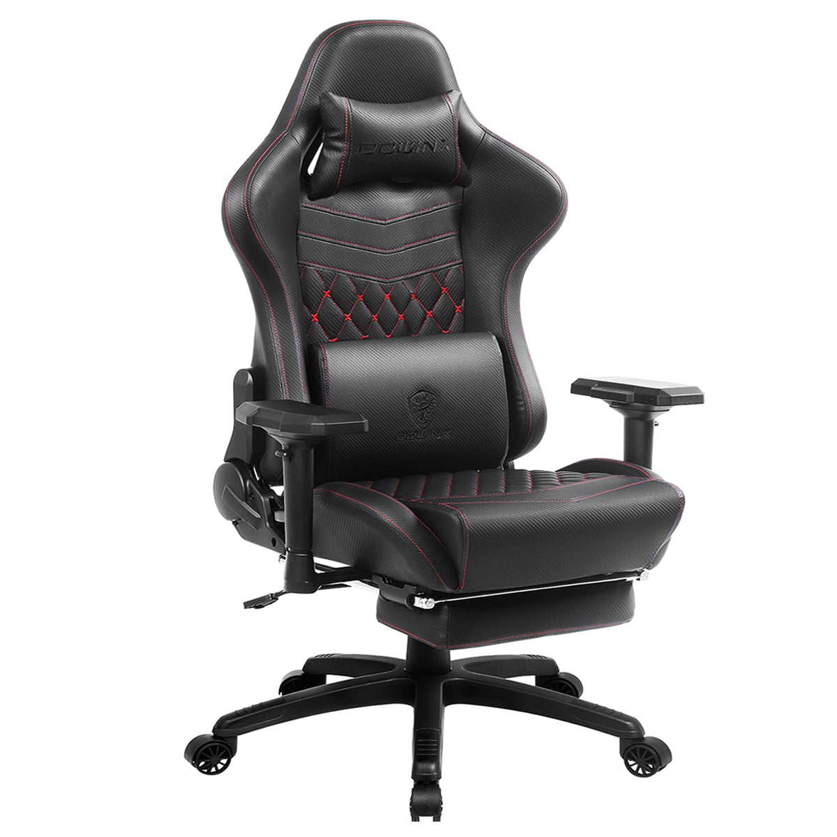 Silla Gamer Ergonómica Dowinx Elite Pro LS-6689S con Reclinación y Reposapiés