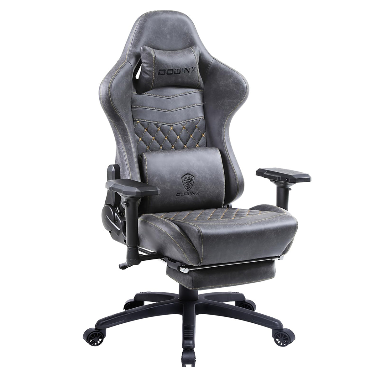 Silla Gamer Ergonómica Dowinx Elite Pro LS-6689S con Reclinación y Reposapiés