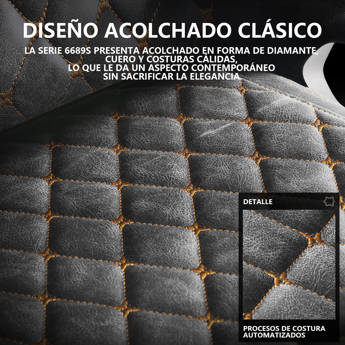 Silla Gamer Ergonómica Dowinx Elite Pro LS-6689S con Reclinación y Reposapiés