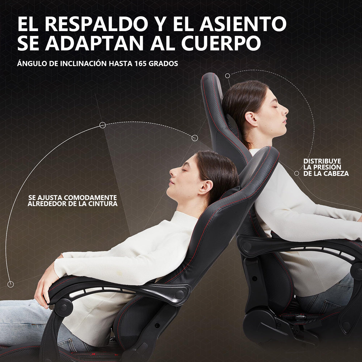 Silla Gamer Dowinx Pro Elite LS-6689 Ergonómica Reclinable con Reposapiés