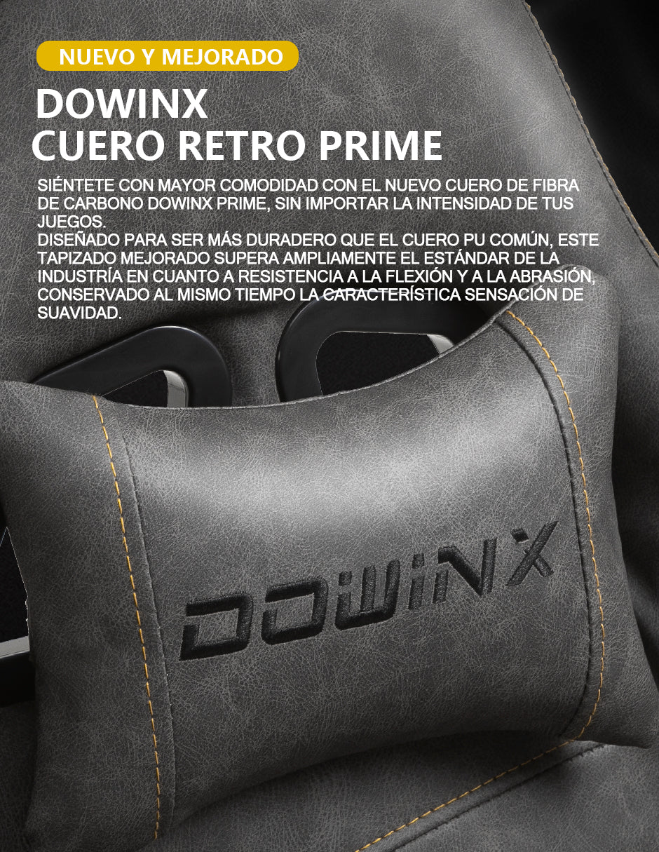 Silla Gamer Dowinx Pro Elite LS-6689 Ergonómica Reclinable con Reposapiés