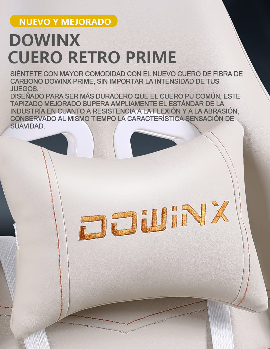 Silla Gamer Dowinx Pro Elite LS-6689 Ergonómica Reclinable con Reposapiés