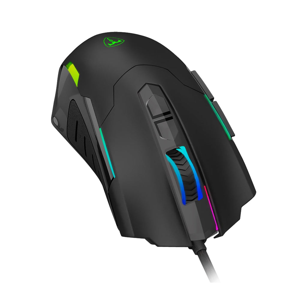 Ratón para juegos con cable T-Dagger |LIEUTENANT : Seguimiento óptico, diseño para diestros y 11 botones programables para jugadores de PC Gamer
Mouse Gamer| ESFLO
