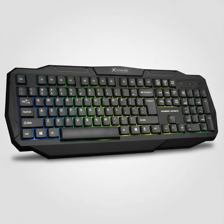 Teclado Gamer Xtrike Me KB-302 | Membrana, Español, Retroiluminación Rainbow