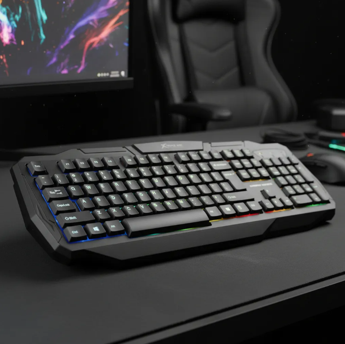 Teclado Gamer Xtrike Me KB-302 | Membrana, Español, Retroiluminación Rainbow