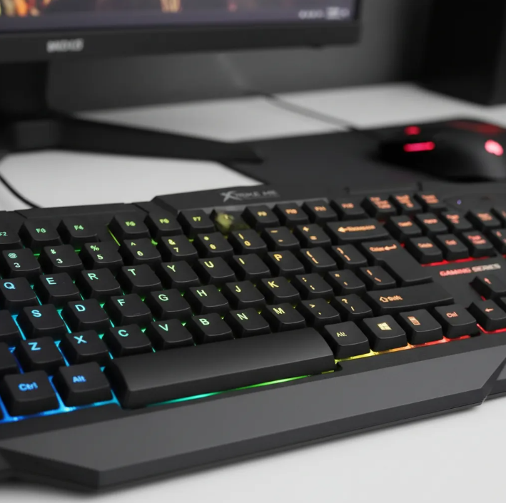 Teclado Gamer Xtrike Me KB-302 | Membrana, Español, Retroiluminación Rainbow