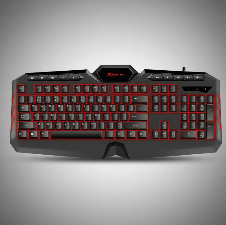 Teclado Gamer Alambrico Xtrike Me Kb-509 Español Rainbow Negro Español