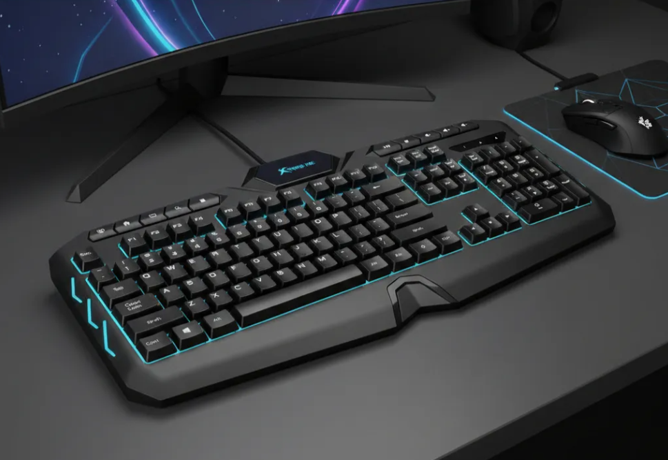 Teclado Gamer Alambrico Xtrike Me Kb-509 Español Rainbow Negro Español