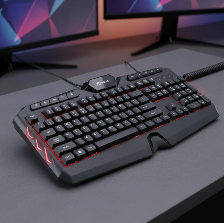 Teclado Gamer Alambrico Xtrike Me Kb-509 Español Rainbow Negro Español