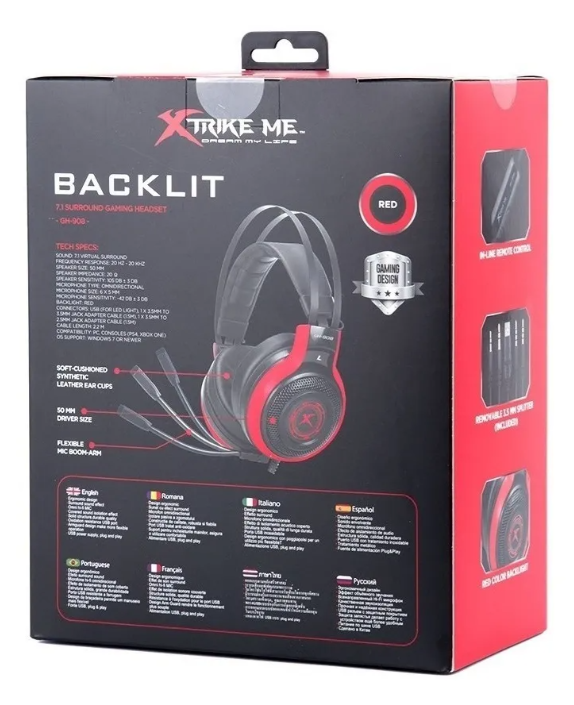 Auriculares Gamer Xtrike GH-908