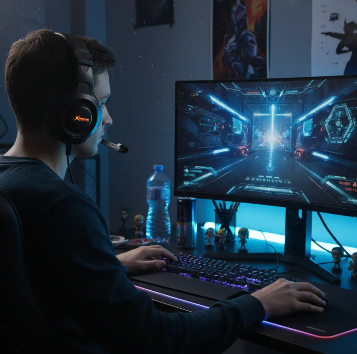 Audifono Gamer Xtrike Me Backlit Iluminado Hp-311