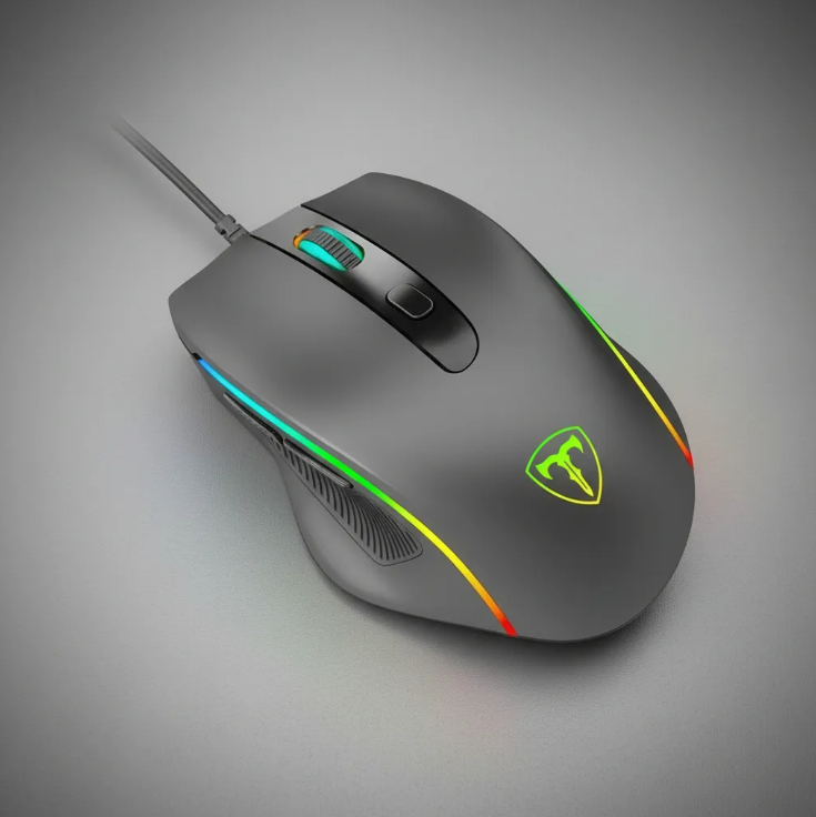 Mouse Gamer Alambrico T-dagger Recruit 2 Rgb 3200 Dpi