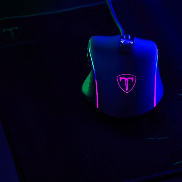 Mouse Gamer Alambrico T-dagger Recruit 2 Rgb 3200 Dpi