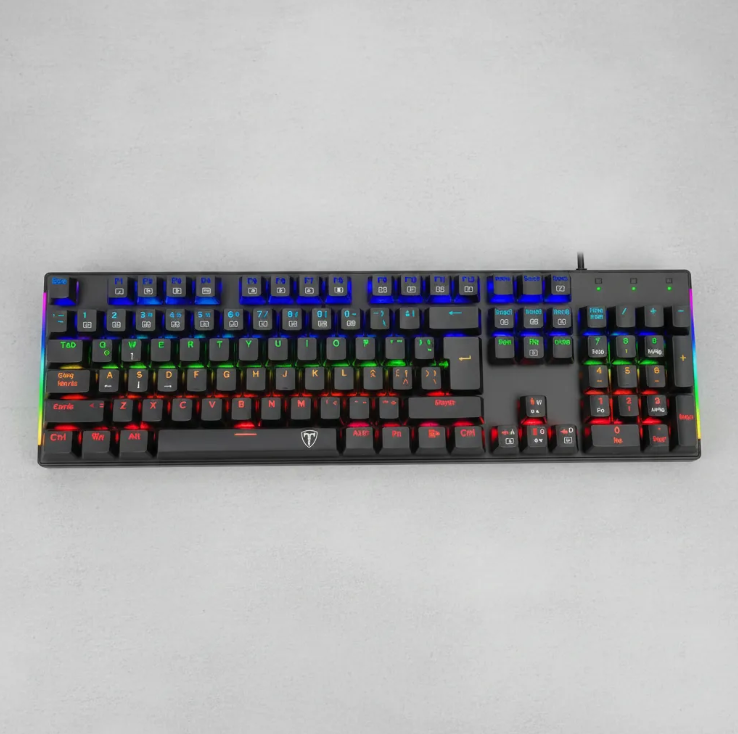 Teclado Gamer T-Dagger Naxos T-TGK310 | Mecánico Outemu Red, Español, Retroiluminado