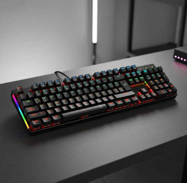 Teclado Gamer T-Dagger Naxos T-TGK310 | Mecánico Outemu Red, Español, Retroiluminado