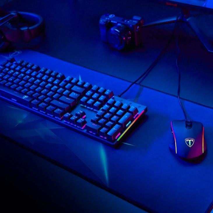 Teclado Gamer T-Dagger Naxos T-TGK310 | Mecánico Outemu Red, Español, Retroiluminado