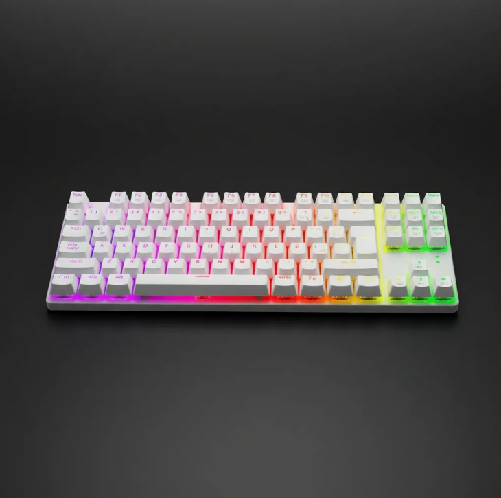 Teclado Gamer T-Dagger T-TGK315 Bora | Mecánico Blue Switch, RGB, Español