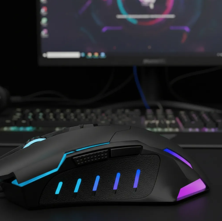 Mouse Gamer T-Dagger Beifadier T-TGM206 RGB 7200 DPI Blanco