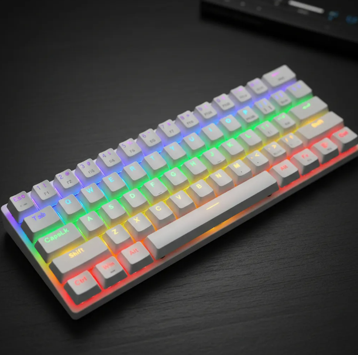 Teclado Gamer T-Dagger Arena T-TGK321 | Mecánico 61 Teclas, Brown Switch, Rainbow RGB