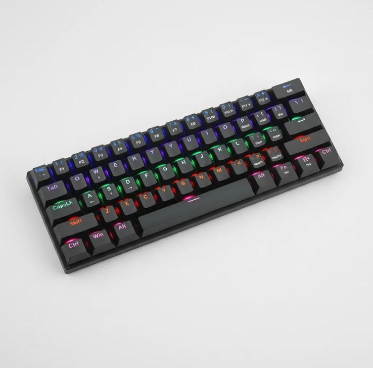 Teclado Gamer T-Dagger Arena T-TGK321 | Mecánico 61 Teclas, Brown Switch, Rainbow RGB