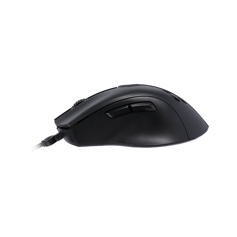  Mouse de juego con cable| X-Trike me, diseño ergonómico, programación macro, retroiluminación RGB, seguimiento óptico, enchufe USB, compatible con Windows ,IOS, MAC, LINUX, para diestros, plástico, no requiere batería
Mouse Gamer con luces y movilidad amplia