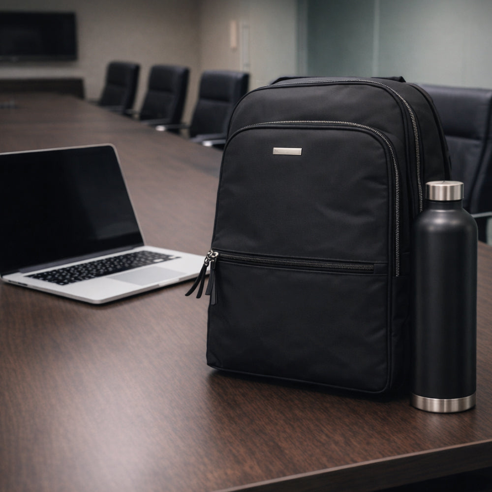Mochila para LapTop Ejecutiva Antirrobo Nenotech A71219 Escolar Negra