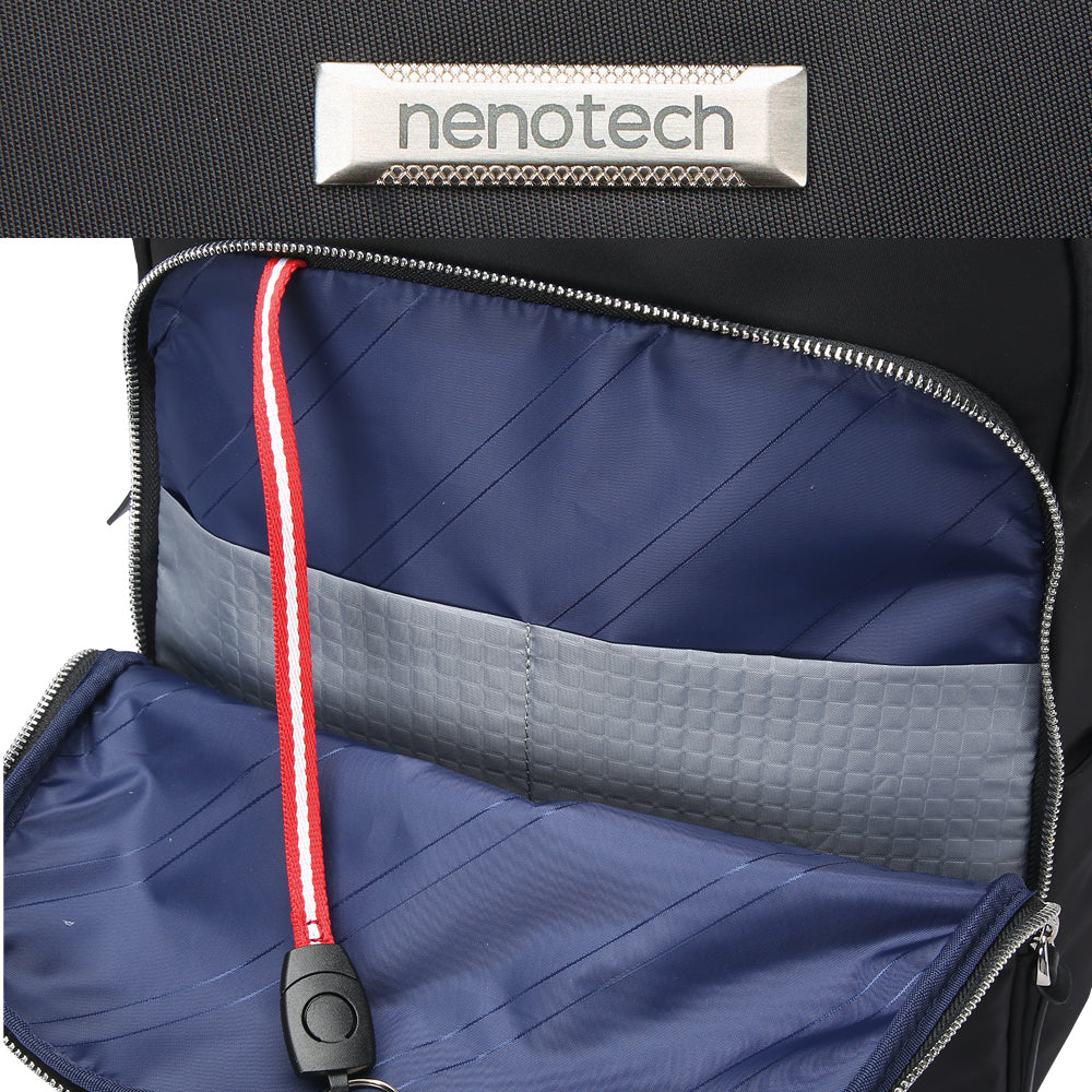 Mochila para LapTop Ejecutiva Antirrobo Nenotech A71219 Escolar Negra