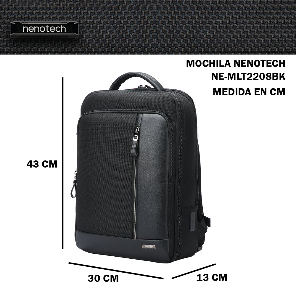 Mochila Ejecutiva Antirrobo Nenotech A71217 Escolar Y Viaje