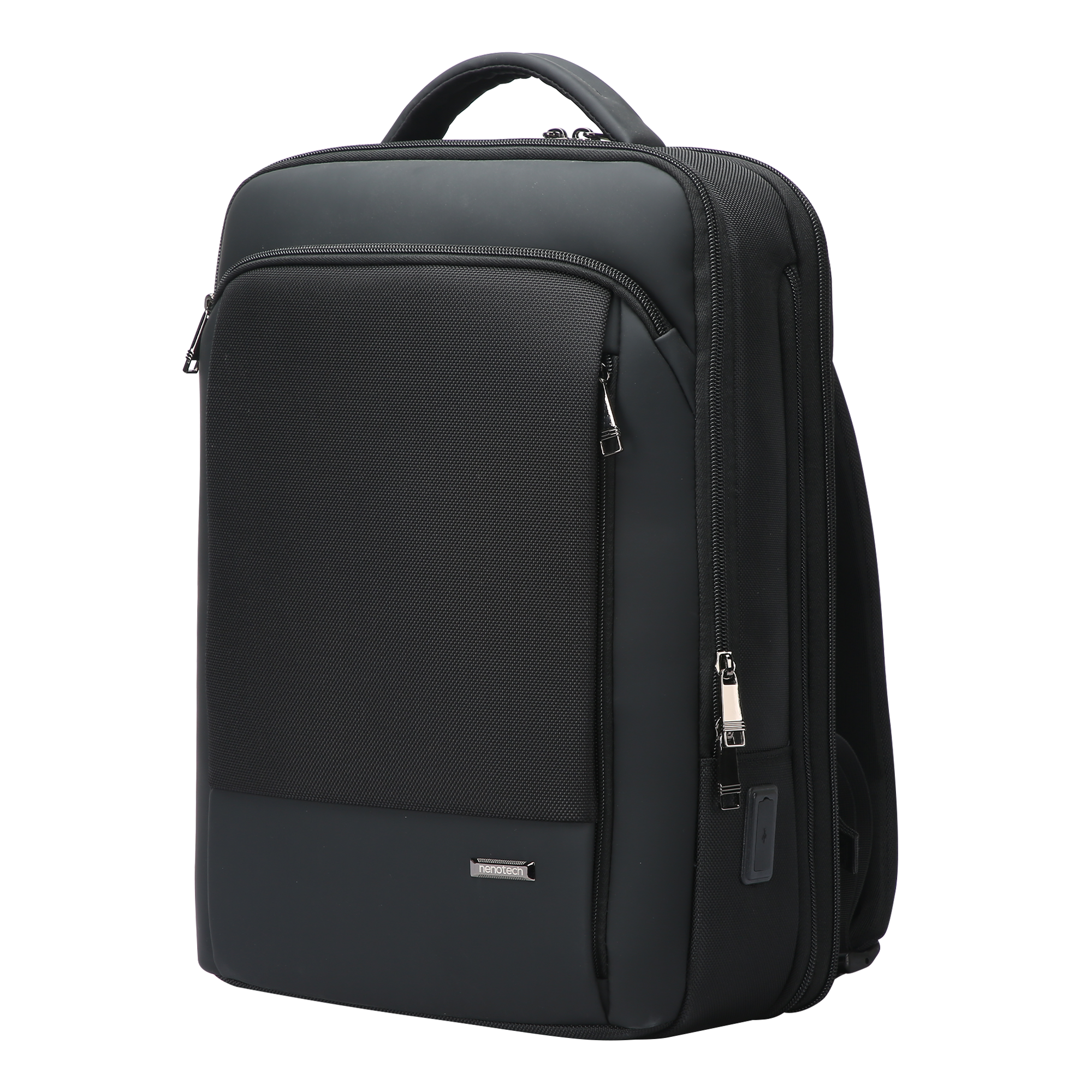  Nueva Bolsa De Computadora Portátil Antirrobo Para Hombres Y Mujeres Con Cierre De Pasaporte Y Puerto De Carga USB, Mochila De Gran Capacidad Para Ordenador Portátil, Bolsa Impermeable Para Negocios Adecuada Para Maletas | NENOTECH| Mochila de Viaje Antorrobo Escolar