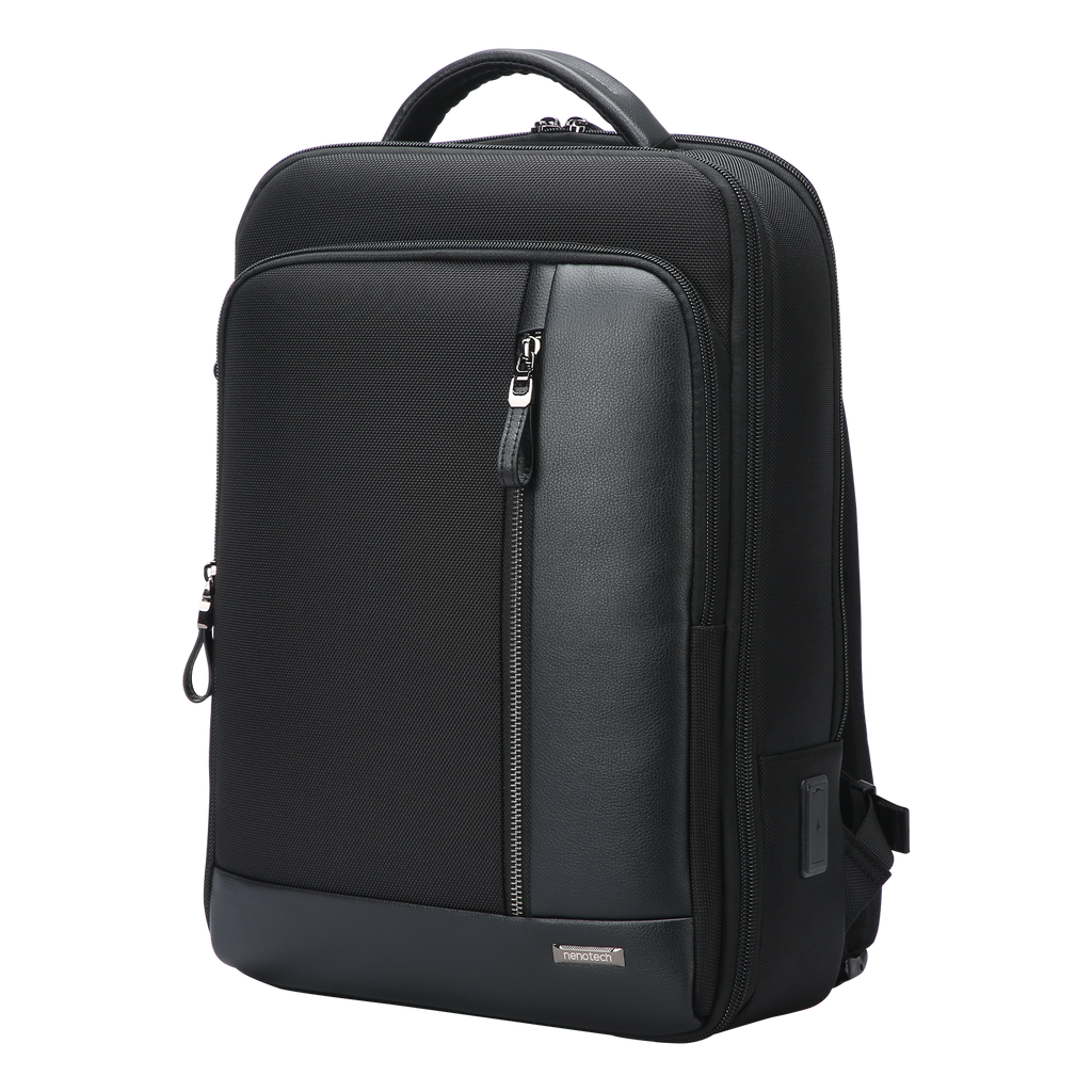  Nueva Bolsa De Computadora Portátil Antirrobo Para Hombres Y Mujeres Con Cierre De Pasaporte Y Puerto De Carga USB, Mochila De Gran Capacidad Para Ordenador Portátil, Bolsa Impermeable Para Negocios Adecuada Para Maletas | NENOTECH| Mochila de Viaje Antorrobo Escolar