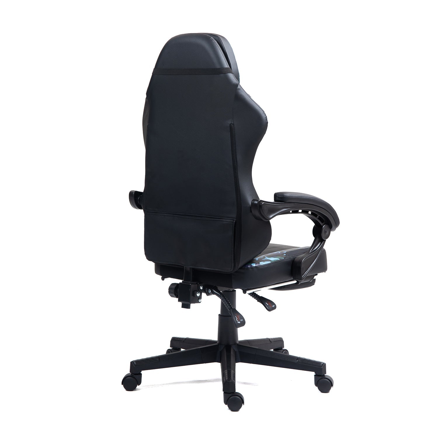 Silla gamer tipo Corsair con soporte lumbar ajustable acolchado y diseño ergonómico con Masajeador | NenoTech NT-06650| Purple