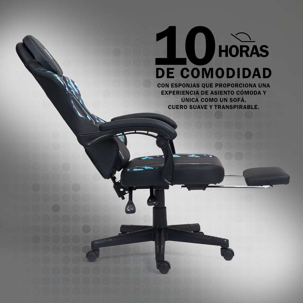 Silla de Oficina Gamer Ergonómica con Masajeador | NenoTech NT-06650| Mejorada para Juegos - Apoyabrazos Ajustables con Reposapiés, Confort y Soporte Perfectos - Regalo Ideal para jóvenes, niños y adultos y Acción de Gracias - Disponible en Varios Colores
Masajeador de espalda| Masajeador Lumbar| Silla Gamer cómoda| La mejor Silla Gamer | Economica