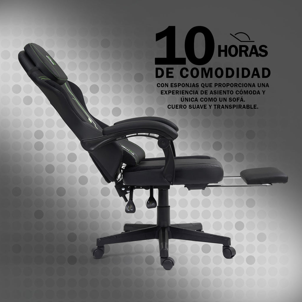 Silla de Oficina Gamer Ergonómica con Masajeador | NenoTech NT-06650
- Mejorada para Juegos: Apoyabrazos Ajustables y Reposapiés
- Confort y Soporte Perfectos
- Regalo Ideal para Jóvenes, Niños y Adultos
- Disponible en Varios Colores
- Masajeador Lumbar para Mayor Comodidad
- La Mejor Silla Gamer a un Precio Económico