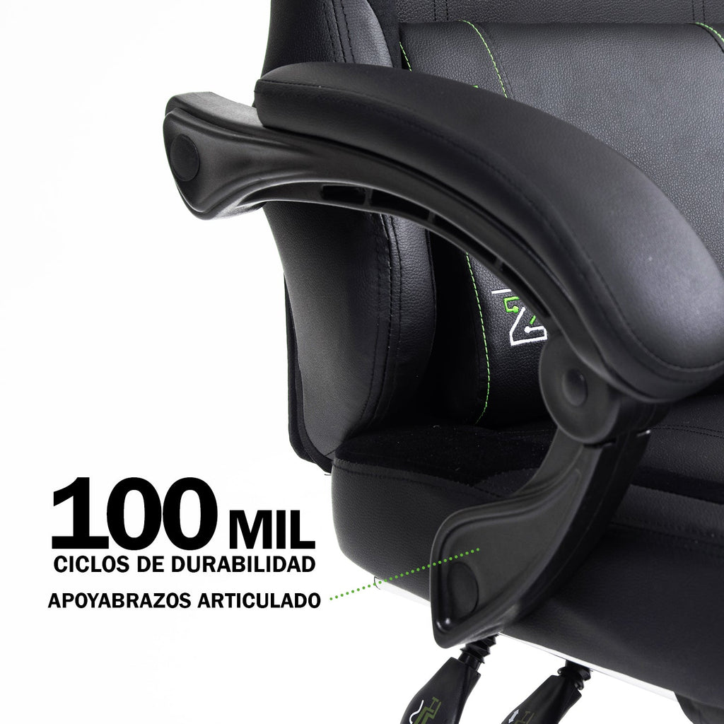 Silla de Oficina Gamer Ergonómica con Masajeador | NenoTech NT-06650
- Mejorada para Juegos: Apoyabrazos Ajustables y Reposapiés
- Confort y Soporte Perfectos
- Regalo Ideal para Jóvenes, Niños y Adultos
- Disponible en Varios Colores
- Masajeador Lumbar para Mayor Comodidad
- La Mejor Silla Gamer a un Precio Económico