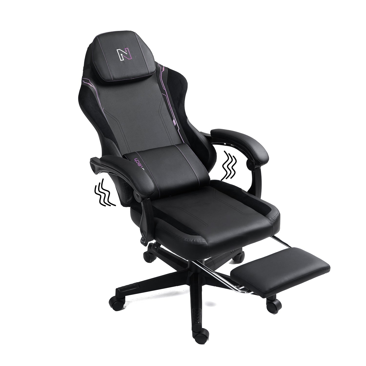 Silla de Oficina Gamer Ergonómica con Masajeador | NenoTech NT-06650| Mejorada para Juegos - Apoyabrazos Ajustables con Reposapiés, Confort y Soporte Perfectos - Regalo Ideal para jóvenes, niños y adultos y Acción de Gracias - Disponible en Varios Colores
Masajeador de espalda| Masajeador Lumbar| Silla Gamer cómoda| La mejor Silla Gamer | Economica