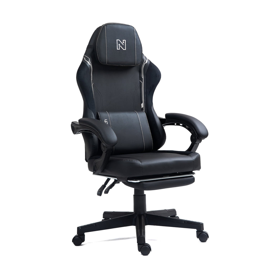 Silla de Oficina Gamer Ergonómica con Masajeador | NenoTech NT-06650| Mejorada para Juegos - Apoyabrazos Ajustables con Reposapiés, Confort y Soporte Perfectos - Regalo Ideal para jóvenes, niños y adultos y Acción de Gracias - Disponible en Varios Colores
Masajeador de espalda| Masajeador Lumbar| Silla Gamer cómoda| La mejor Silla Gamer | Economica