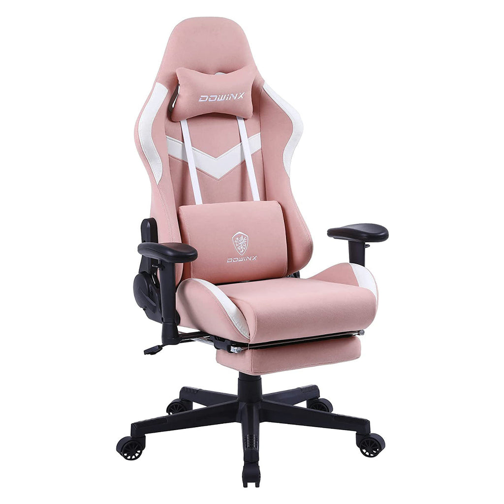 Silla de Oficina Gamer Ergonómica con Masajeador | DOWINX| Mejorada para Juegos - Apoyabrazos Ajustables con Reposapiés, Confort y Soporte Perfectos - Regalo Ideal para jóvenes, niños y adultos y Acción de Gracias - Disponible en Varios Colores