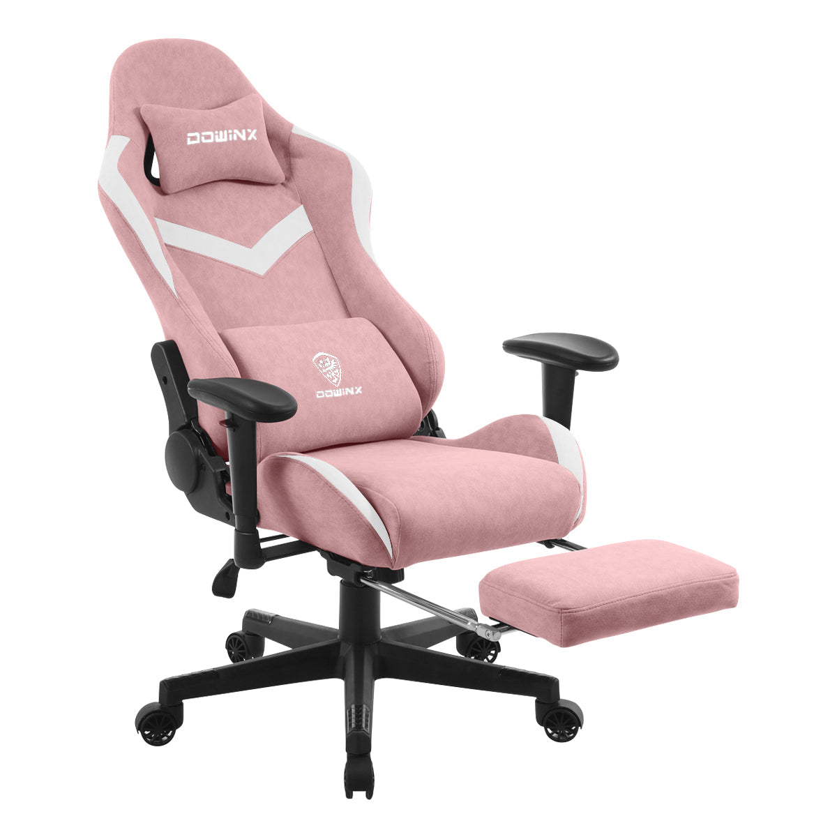 Silla de Oficina Gamer Ergonómica con Masajeador | DOWINX| Mejorada para Juegos - Apoyabrazos Ajustables con Reposapiés, Confort y Soporte Perfectos - Regalo Ideal para jóvenes, niños y adultos y Acción de Gracias - Disponible en Varios Colores