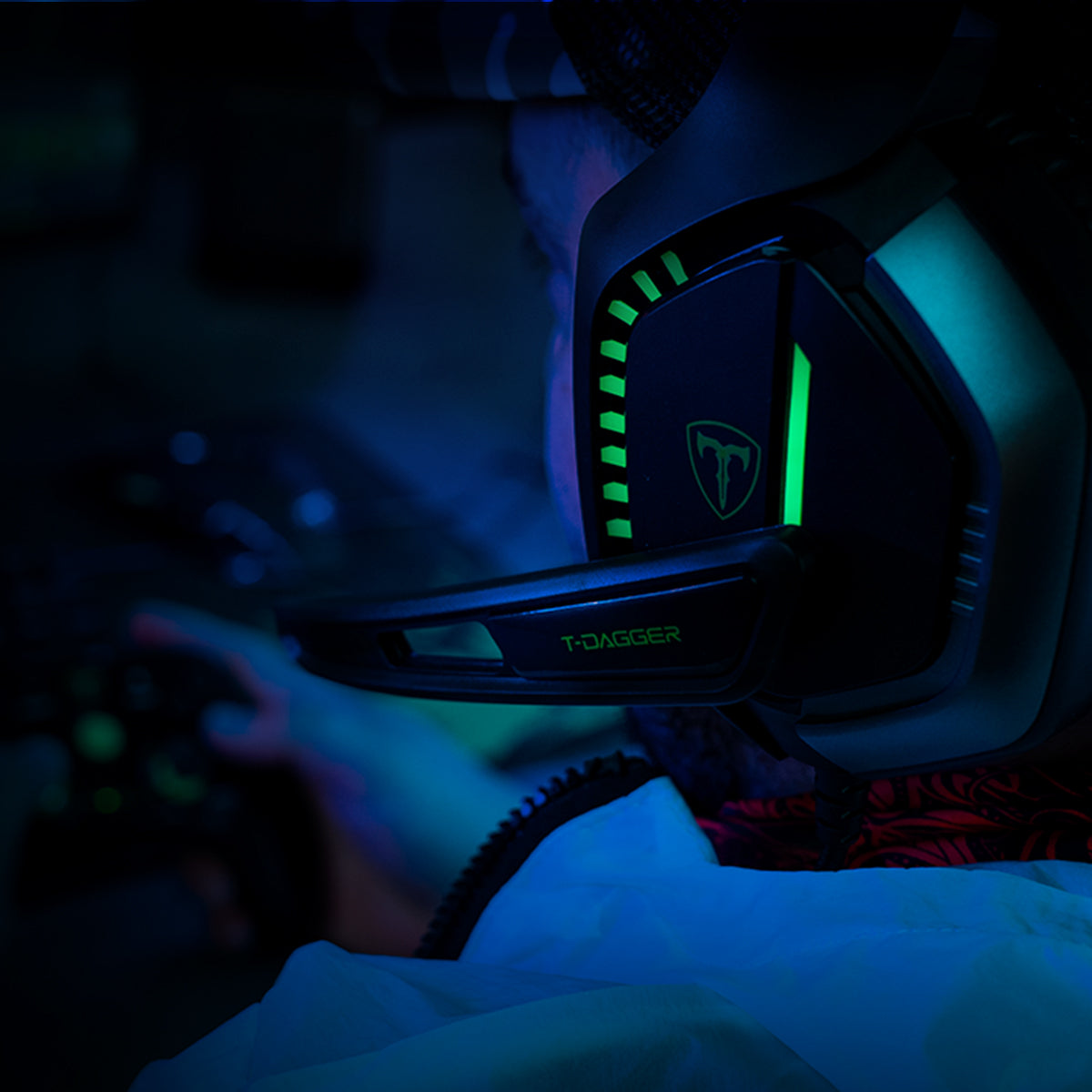 Audífonos Gamer T-dagger Eiger T-RGH208