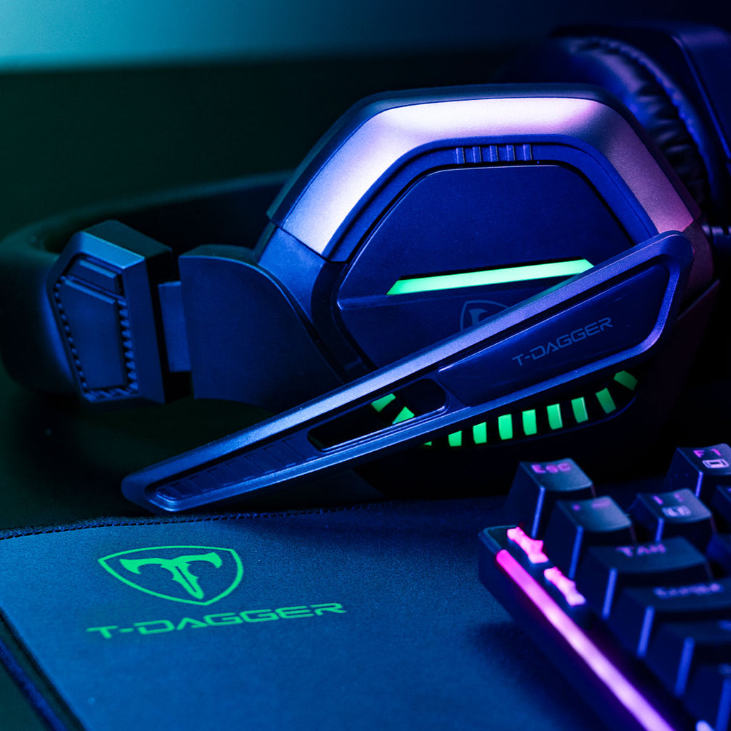 Audífonos Gamer T-dagger Eiger T-RGH208