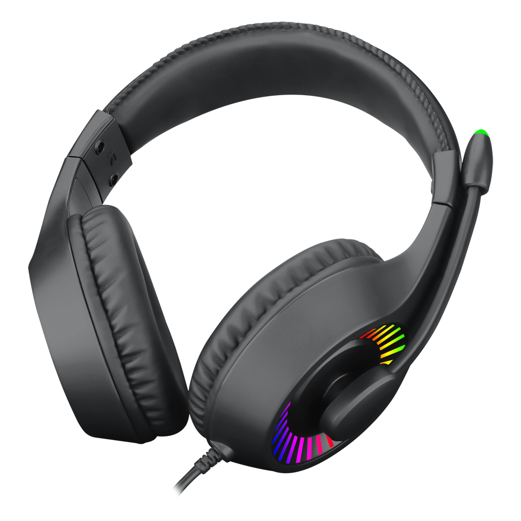 Audífonos Gamer T-Dagger.  Auriculares Alambricos, Auriculares multifuncionales, Modo inalámbrico, Larga duración de la batería, Almohadillas suaves, Transmisión de señal inalámbrica estable, Audífonos de juego sobre la oreja con retroiluminación LED, auriculares con cable y micrófono, auriculares de juego con cable sobre la oreja, compatibles con Micrófono para–Nintendo Switch, Xbox Series X, Play Station 5, PC Gamer(Negro)