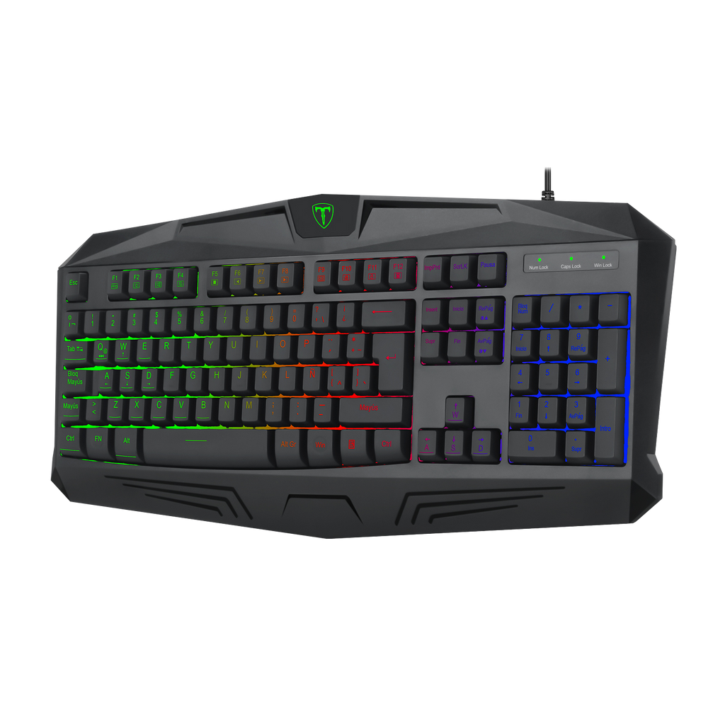 Teclado Gamer T- Dagger PC RDGB de Membrana KB-302 | 114 Teclas | Teclado de Juego con Retroiluminación USB para PC, 
Teclado gamer mecánico retroiluminado RGB Tipo Asus
Teclado gamer económico de alta calidad
Teclado gamer ergonómico con teclas programables tipo Logitech
Teclado gamer con retroiluminación personalizable tipo Logitech
Teclado gamer compacto y portátil
Teclado Mecánico RGB Compatible con Logitech
Teclado Mecánico Gamer para Juegos 
Teclado RGB Gamer p/Portatil/Window/Mac 
Luces Rainbow