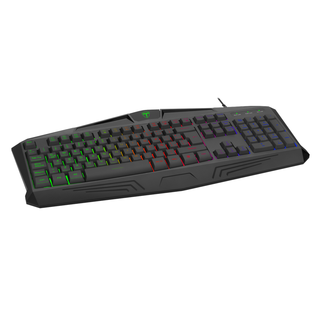 Teclado Gamer T- Dagger PC RDGB de Membrana KB-302 | 114 Teclas | Teclado de Juego con Retroiluminación USB para PC, 
Teclado gamer mecánico retroiluminado RGB Tipo Asus
Teclado gamer económico de alta calidad
Teclado gamer ergonómico con teclas programables tipo Logitech
Teclado gamer con retroiluminación personalizable tipo Logitech
Teclado gamer compacto y portátil
Teclado Mecánico RGB Compatible con Logitech
Teclado Mecánico Gamer para Juegos 
Teclado RGB Gamer p/Portatil/Window/Mac 
Luces Rainbow