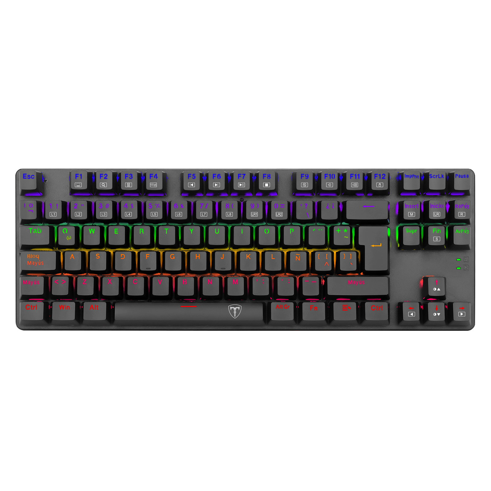 Teclado Gamer T- Dagger PC RDGB de Membrana KB-302 | 114 Teclas | Teclado de Juego con Retroiluminación USB para PC, 
Teclado gamer mecánico retroiluminado RGB Tipo Asus
Teclado gamer económico de alta calidad
Teclado gamer ergonómico con teclas programables tipo Logitech
Teclado gamer con retroiluminación personalizable tipo Logitech
Teclado gamer compacto y portátil
Teclado Mecánico RGB Compatible con Logitech
Teclado Mecánico Gamer para Juegos 
Teclado RGB Gamer p/Portatil/Window/Mac 
Luces Rainbow