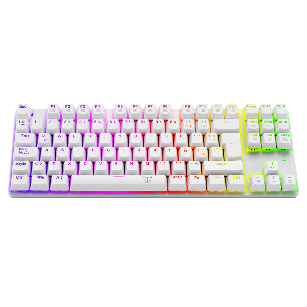 Teclado Gamer T- Dagger PC RDGB de Membrana KB-302 | 114 Teclas | Teclado de Juego con Retroiluminación USB para PC, 
Teclado gamer mecánico retroiluminado RGB Tipo Asus
Teclado gamer económico de alta calidad
Teclado gamer ergonómico con teclas programables tipo Logitech
Teclado gamer con retroiluminación personalizable tipo Logitech
Teclado gamer compacto y portátil
Teclado Mecánico RGB Compatible con Logitech
Teclado Mecánico Gamer para Juegos 
Teclado RGB Gamer p/Portatil/Window/Mac 
Luces Rainbow