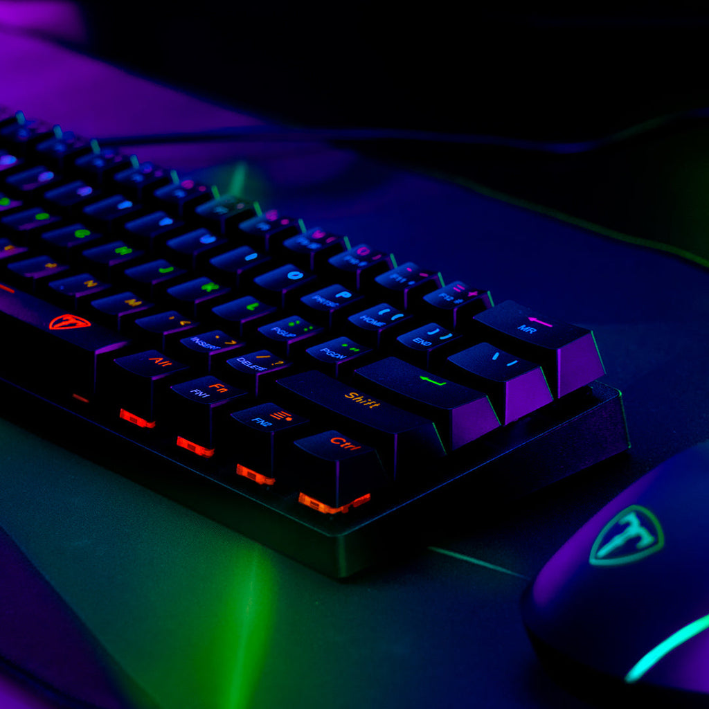 Teclado de juegos RGB, conjunto con cable USB de 104 teclas con luces LED, compatible con PC, Mac, PS4, Xbox One, no requiere batería, diseño ergonómico para accesorios de juegos de PC | T-Dagger
Teclado Economico Gamer con luces led que cambian 
