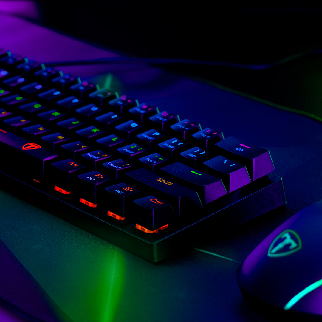 Teclado de juegos RGB, conjunto con cable USB de 104 teclas con luces LED, compatible con PC, Mac, PS4, Xbox One, no requiere batería, diseño ergonómico para accesorios de juegos de PC | T-Dagger
Teclado Economico Gamer con luces led que cambian 
